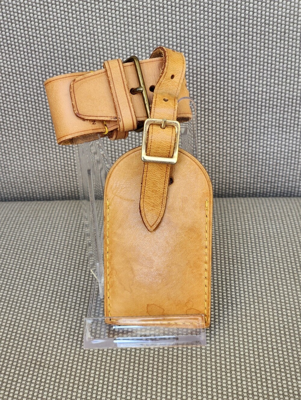 Louis Vuitton Tan Vachetta Leather Luggage Tag & Poignet Set - Picture 2 of 6
